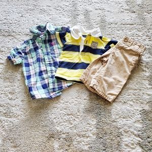 2/$20 Baby Boy Dress Bundle 0-3 Months